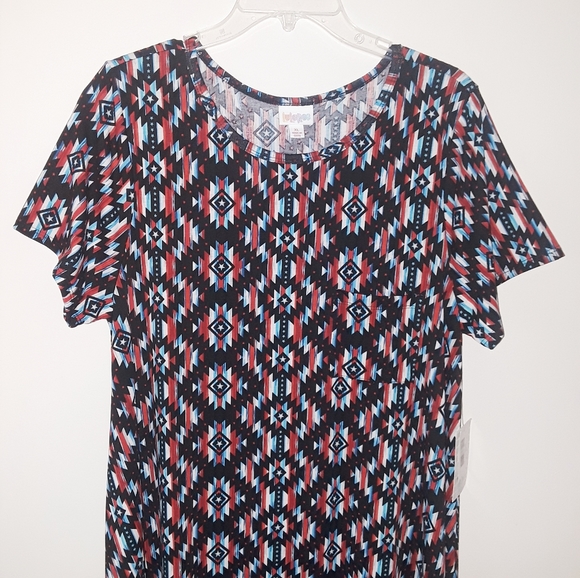 NWT Lularoe Carly Aztec Print Dress XL - Picture 6 of 7